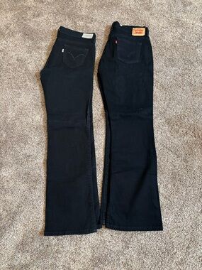 Levi's Black Women's Night Blue Jeans